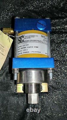 SC Hydraulic Engineering L3-125 Air Driven Liquid Booster Pump 15,600 psi