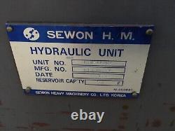 SEWON Hydraulic Power Unit DSU-11001 HI AIR PCV8-8-1K-4HV-1