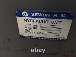 SEWON Hydraulic Power Unit DSU-11001 HI AIR PCV8-8-1K-4HV-1