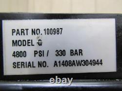 SPX Hytec #100987 Air Pneumatic Hydraulic Pump 4800 PSI