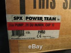 SPX Power Team Air Hydraulic Pump PA50 G new
