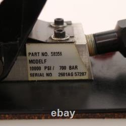 SPX Power Team Model F58356 Compact Air-Power Hydraulic Pump Tested 10,000 PSI