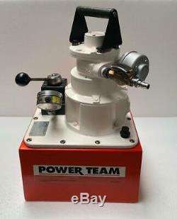SPX Power Team PA554 Air Operated Power Pack 4-Way Valve 700 Bar/10,000 PSI