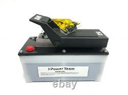 SPX Power Team PA6 Pneumatically Driven Air Operated Foot Hydraulic Pump NEW
