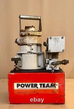 SPX Power Team RWP55 Air Operated Hydraulic Pump For Torque Wrench #Not Tested 3