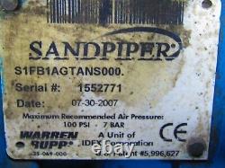 Sandpiper Double Diaphragm Pump 1'' Npt 45gpm 1/2'' Fnpt Air S1fb1agtans000