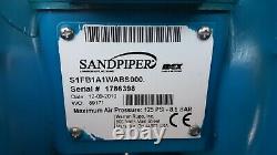 Sandpiper S1FB1A1WABS000 Air Powered Double Diaphragm Pump 125psi 8.6bar Rebuilt