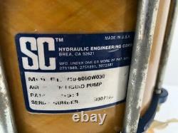 Sc Hydraulic 10-6000w030 Pneumatic Air Driven Fluid/ Liquid Pump 551 Ratio New