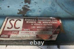 Sc Hydraulic Engineering Corp. SC50-500-10-15CR Hydraulic Power Unit WithAir Pump