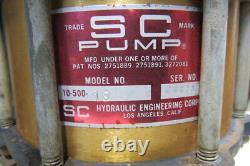Sc Hydraulic Engineering Corp. SC50-500-10-15CR Hydraulic Power Unit WithAir Pump
