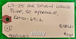 Sc Hydraulic L3-35 Air Driven Liquid Pump 651 Pessco Offering 1 G011625-1