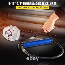 Separable Hydraulic Hose Crimper 7 Dies With Aluminum Pump A/C Air Condtioning