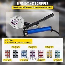 Separable Hydraulic Hose Crimper 7 Dies With Aluminum Pump A/C Air Condtioning