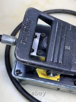 Simplex PA-90 Pneumatic Air Hydraulic Pump Foot Pedal Actuated 10,000 PSI