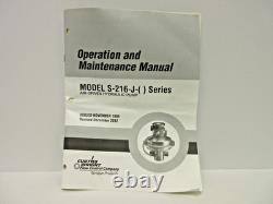 Sprague Products S216J35 Air-Driven Hydraulic Pump S-216-J-35 77895-81 New