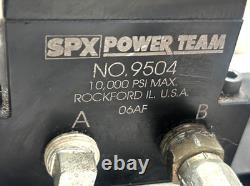 Spx Power Team Air Hydraulic Pump Pa6dm-1 2506af11027 10000 Psi