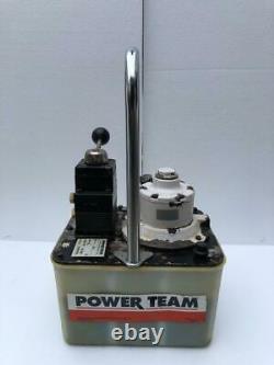 Spx Power Team Pa174 Air Pneumatic Hydraulic Pump/ Power Pack 4 Way Valve #2