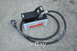 Spx Power Team Pa6 Hydraulic Foot Pump Air Driven 10,000psi W Hose