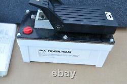 Spx Power Team Pa6m Hydraulic Pump Foot Operated Air Driven 10000 Psi New