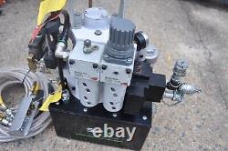 Spx Power Team Rwp55-bs Hydraulic Torque Wrench Pump Air Driven Nice