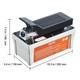 Succebuy Air Hydraulic Pump 100 Psi 1/2 Gal Reservoir Foot Actuated Air Treadle