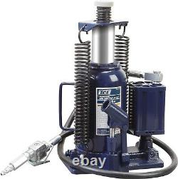 TCE 20 Ton Pneumatic Air Hydraulic Bottle Jack with Manual Hand Pump