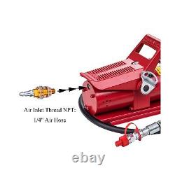 Taixinhyd Air Hydraulic Pump 10,000 PSI 10 Ton Porta Power Hydraulic Air Foot