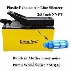 Taixinhyd Hydraulic Pump Air Hydraulic Foot Pump Aluminum Tank 98 CU.in 10000