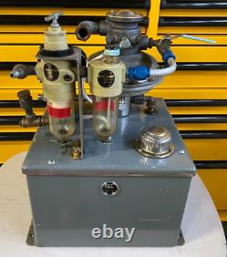 Teledyne Sprague Air Driven High Pressure Hydraulic Pump with Tank. 16,000 psi
