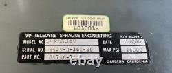 Teledyne Sprague Air Driven High Pressure Hydraulic Pump with Tank. 16,000 psi