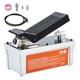 Uimoso Air Hydraulic Foot Pump 10,000 Psi 98in&sup3; With 6.6ft Hose For Auto Shops