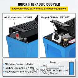 Uimoso Air Hydraulic Pump Power Pack Unit 10,000 PSI 103 In 3Cap