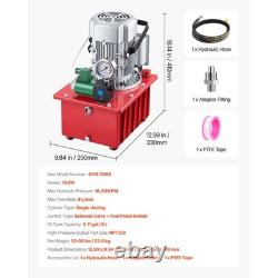 Uimoso Electric Hydraulic Pump 750W 10000 PSI Single Acting with Pedal Control