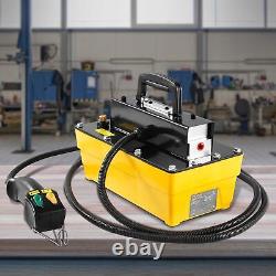 VEVOR 10,000PSI Air Hydraulic Pump, 0.61 Gal Reservoir, NPT 3/8 In Oil Yellow
