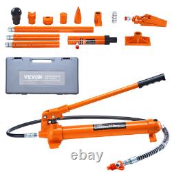 VEVOR 10 Ton Hydraulic Jack Air Pump Lift Ram Body Frame Porta Power Repair Kits