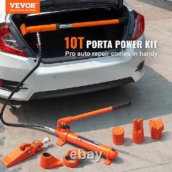 VEVOR 10 Ton Hydraulic Jack Air Pump Lift Ram Body Frame Porta Power Repair Kits
