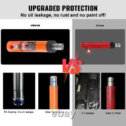VEVOR 10 Ton Hydraulic Jack Air Pump Lift Ram Body Frame Porta Power Repair Kits