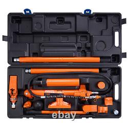 VEVOR 10 Ton Hydraulic Porta Power Jack Air Pump Lift Ram Body Frame Repair Kits