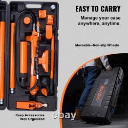 VEVOR 12 Ton Porta Power Hydraulic Jack Air Pump Lift Ram Body Frame Repair Kits
