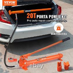 VEVOR 20 Ton Hydraulic Jack Air Pump Lift Ram Body Frame Porta Power Repair Kits