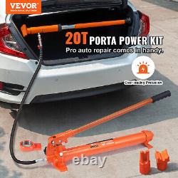 VEVOR 20 Ton Hydraulic Porta Power Jack Air Pump Lift Ram Body Frame Repair Kits