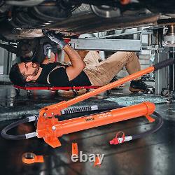 VEVOR 20 Ton Hydraulic Porta Power Jack Air Pump Lift Ram Body Frame Repair Kits