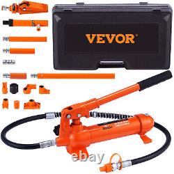 VEVOR 4 Ton Hydraulic Porta Power Jack Air Pump Lift Ram Body Frame Repair Kits