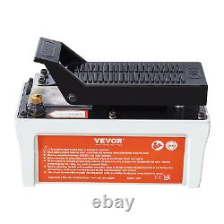 VEVOR 6.6FT Air Hydraulic Pump Foot Operated Pump 10,000PSI 98in³ Auto Body Shop