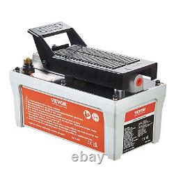 VEVOR 6.6FT Air Hydraulic Pump Foot Operated Pump 10,000PSI 98in³ Auto Body Shop