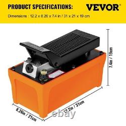 VEVOR Air Hydraulic Pump 10000 PSI 1/2 Gal Reservoir Hydraulic Foot Pump Air