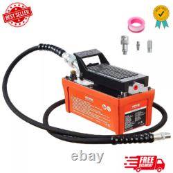 VEVOR Air Hydraulic Pump, 10,000 PSI 1/2 Gal Reservoir, NPT 3/8 Oil Outlet, NPT