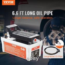 VEVOR Air Hydraulic Pump, 10,000 PSI 1/2 Gal Reservoir, NPT 3/8 Oil Outlet, NPT