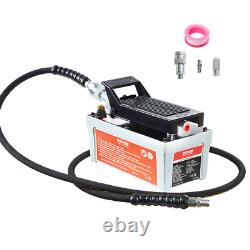 VEVOR Air Hydraulic Pump Foot Operated Pump 10,000PSI 98in 6.6FT Auto Body Shop