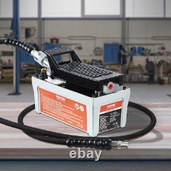VEVOR Air Hydraulic Pump Foot Operated Pump 10,000PSI 98in 6.6FT Auto Body Shop